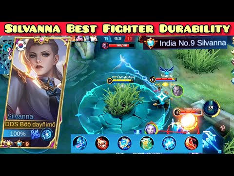 Silvanna Best Fighter Durability | Silvanna Build 2022 | Top 1 Global Gameplay By Boo Daynimo ~ MLBB
