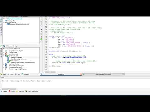 VHDL prog: Tristate Buffer