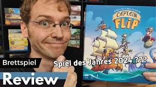 Captain Flip – nominiert zum Spiel des Jahres 2024 - Brettspiel – Review und Regelerklärung