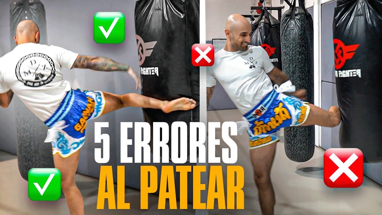 TOP 5 ERRORES QUE HACEN QUE TU PATADA SEA DE RISA | Muay thai para principiantes #5