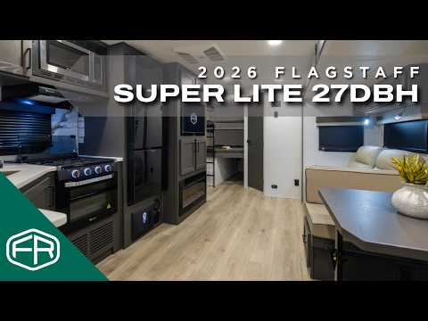 Thumbnail for 2026 Flagstaff Super Lite Travel Trailers 27DBH Video