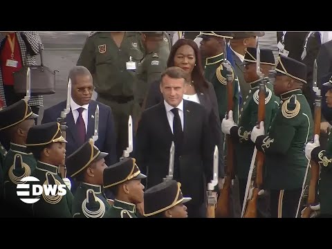 FULL ARRIVAL: French President Macron Receives Grand Welcome at G20 Summit in South Africa | AC1E