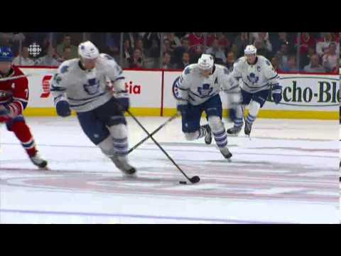 Bozak 3-2 Goal - Maple Leafs vs. Canadiens - Oct/1/2013