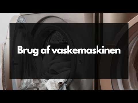 Sådan bruger man vaskeriet