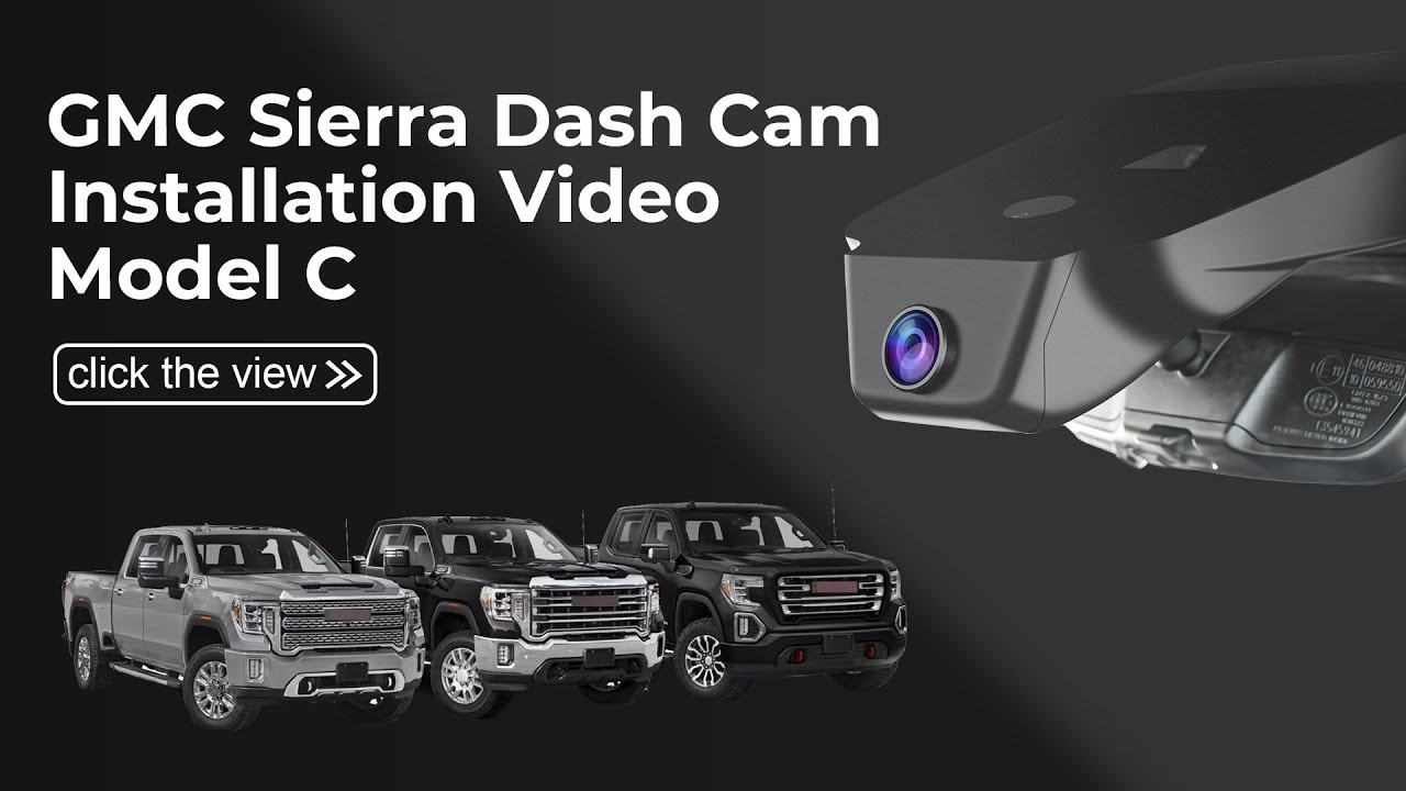  Dash Cam 018I Model C Install | GMC Sierra Gen5 1500 (2022-2026) & 2500HD/3500HD (2024-2026)