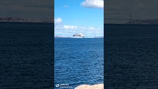 viking sky departing Lisbon