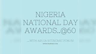 NIGERIA NATIONAL DAY AWARDS 2020