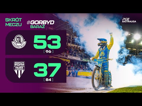 Speedway. Żużel. Mecz: Bezbłędny Paluch ratuje Stalowców (skrót #GORBYD 53:37 05.10.2025)