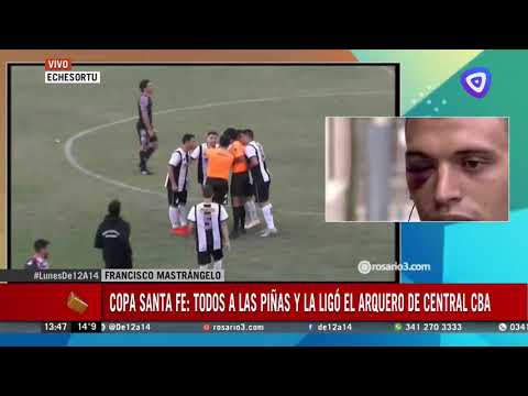 Arquero fue brutalmente atacado en partido por la Copa Santa Fe
