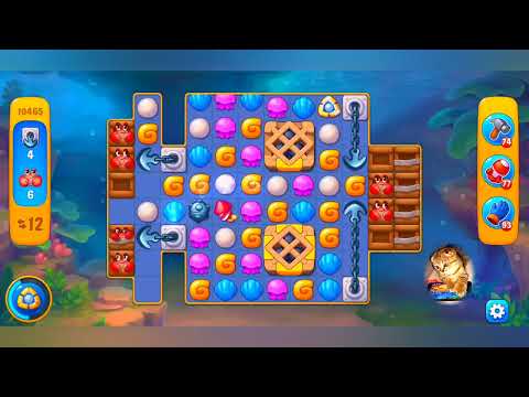 Fishdom, 10465 level,no Booster - 10465 уровень, прохождение без бустеров.