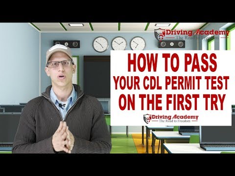 How to Get your CDL Permit - Pass the first time - Driving Academy