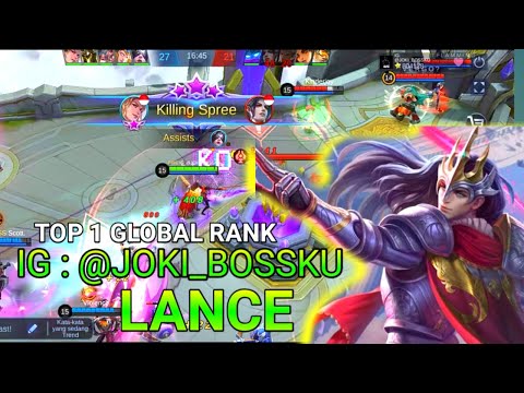 Lancelot Top 1 Global Rank - IG : @JOKI_BOSSKU - Mobile Legends