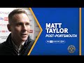 Post-Portsmouth | Matt Taylor reacts to 3-0 defeat