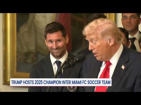 President Trump hosts Messi and Inter Miami at White House