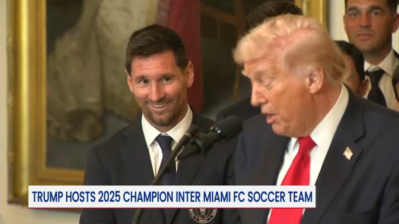 President Trump hosts Messi and Inter Miami at White House