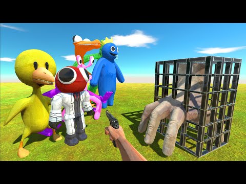 Fps and Rainbow Friends Rescue Hand Wednesday - Animal Revolt Battle Simulator