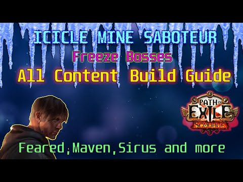 POE 3.18 | EZ Feared Killer Icicle Mine Saboteur Build Guide | Sentinel League Starter