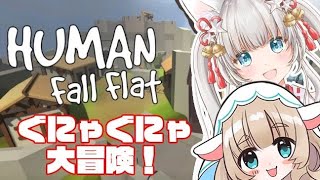 【新人Vtuber】女子2人でぐにゃぐにゃ協力プレイします！#2【Human fall flat】