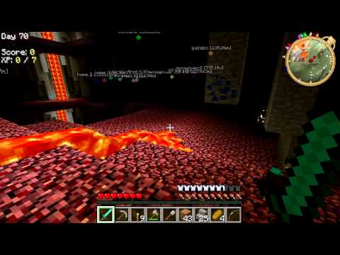 Let's Play Minecraft part 40 - Start Volcano Dungeon [Yogbox mods]