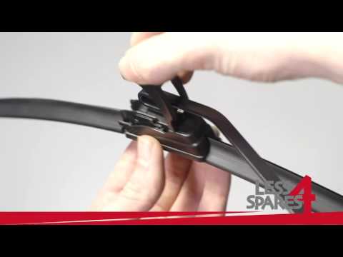 Nissan Navara D40 2005 2015 - how to fit wiper blades