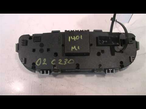 2002 Mercedes C230 Temperature Climate/AC heater control C230, CPE 2038300685 - mbiparts.com ... OEM