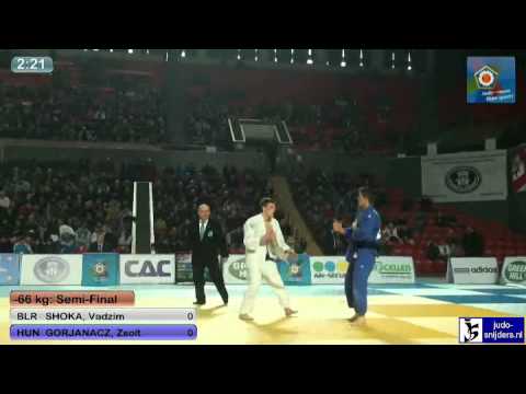 Judo 2013  European Open Tblisi: Shoka (BLR) - Gorjanacz (HUN) [-66kg] semi-final
