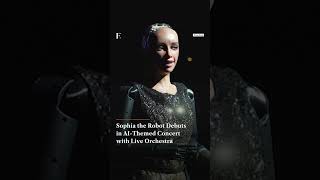 Sophia the Robot Debuts in AI Themed Concert with Live Orchestra