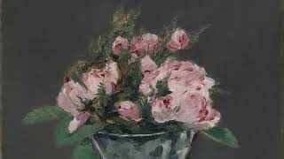 Art For Your TV | Vintage Floral Painting | Edouard Manet | Moss Roses in a Vase | Screensaver