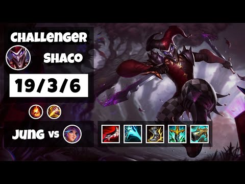 Shaco s11 Jungle Challenger Replay (19/3/6) - BR
