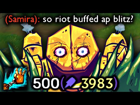 RIOT BUFFED AP BLITZCRANK