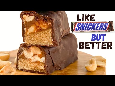 Healthy Snickers Bars Recipe: A vegan and gluten-free dessert recipe that everyone will love!