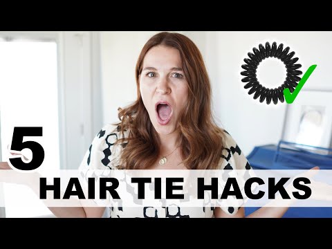 5 HAIR TIE Hacks! | *SO HELPFUL* | Every Day Fashion Uses