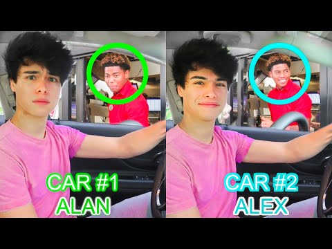 Identical Twins 2-Car DRIVE THRU Prank