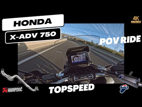 🇵🇹 Honda X-ADV 750 Top Speed Run: Pushing the Limits of Adventure Scooters