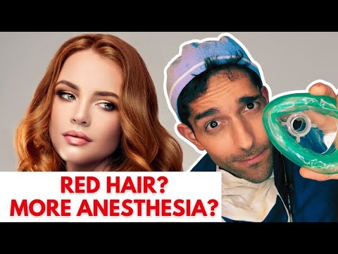 Red hair and more anesthesia anxiety?