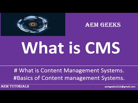 AEM Beginner #1 | What is Content management System(CMS)
