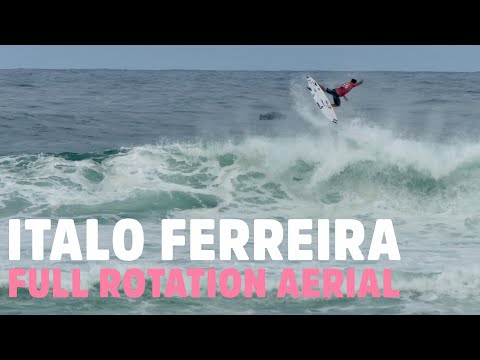 Italo Ferreira - Aerial Full Rotation in Slow Motion - Round of 16 - Oi Rio Pro - 8.67 score