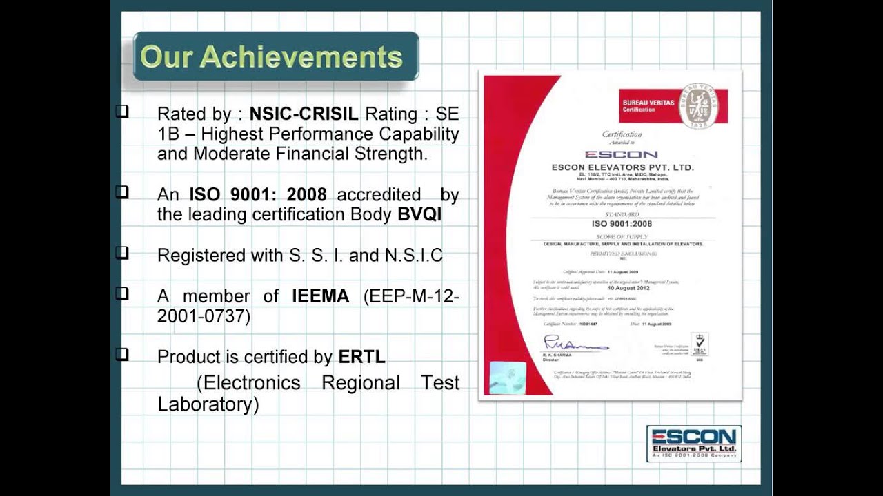ESCON Company Profile