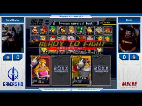 GHQ Weekly [1/8/17] - Mekk (C. Falcon) vs. Good Doctor (Sheik) - SSBM - Winners R3