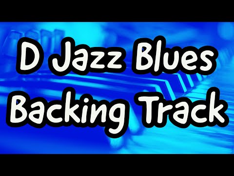 D SLOW JAZZ BLUES 12 BAR BACKING TRACK  75 BPM - 20 MINUTE BLUES JAM TRACK