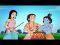 Krishna aur Balram -  Pakdegaye Makhan ke Chori | Adventure Videos for Kids | Hindi Kahaniya