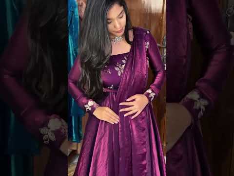 Wine Designer Heavy Fandy Satin Embroidered Peplum Lehenga Set with Sequins, Zari Work, Belt & Matching Dupatta – Fully Stitched Festive & Party Wear