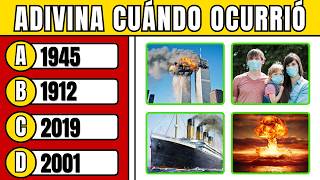 Si Aciertas 25 de las 50 Preguntas, ¡Tu CI es Muy Alto! | Quiz de Historia