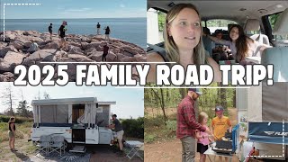 FAMILY ROAD TRIP VLOG! | Large Family Camping Trip to the East Coast 2025
