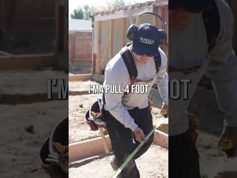 3-4-5 Squaring Method, Easy Way To Check! #construction