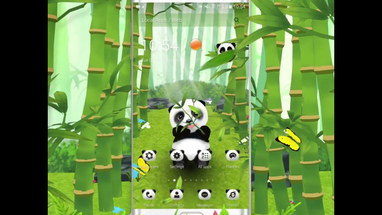 3D Panda Theme Launcher