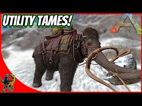 SCOUTING AND TAMING UTILITY TAMES FOR BASE EXPANSIONS!! || Ark Hardcore Ragnarok Ep 5!