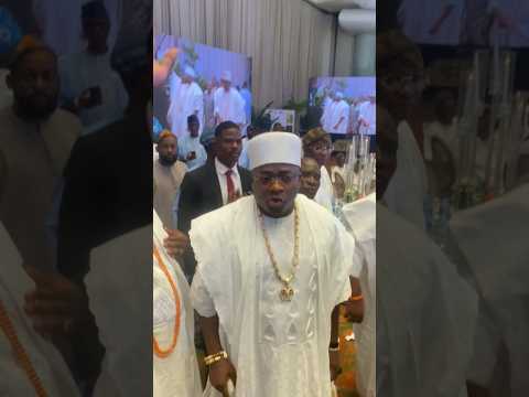 Arrival of Oba Elegushi at Baba Ijebu Birthday