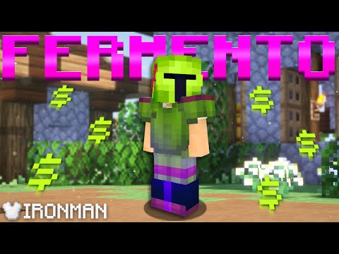 UPGRADING to FERMENTO on Ironman! (Hypixel Skyblock)