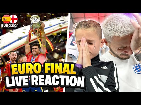 WATCHING SPAIN BEAT ENGLAND IN THE EURO FINAL *IT’S NOT COMING HOME*